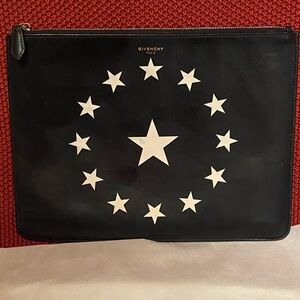 Givenchy Star Printed Clutch